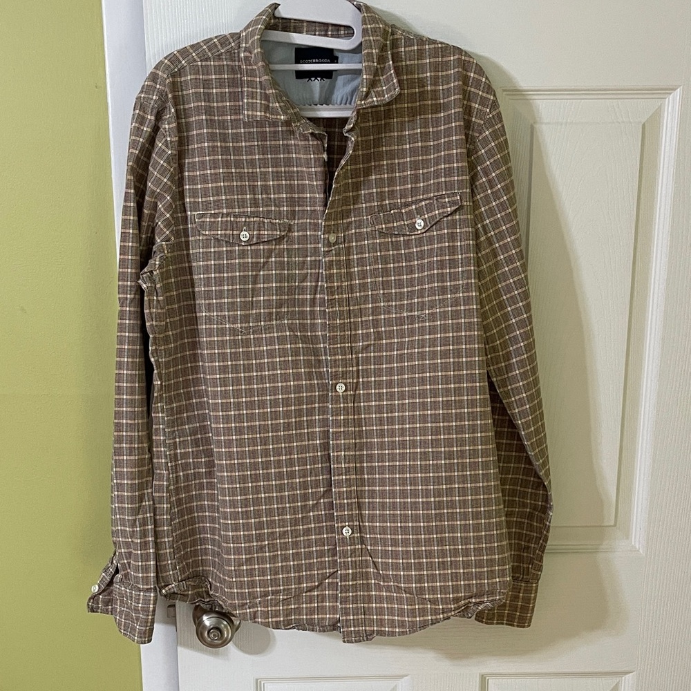 Scotch & Soda Multicolor Plaid Shirt